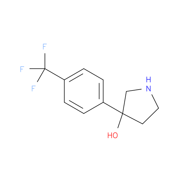 3-(4-(Trifluoromethyl)phenyl)pyrrolidin-3-ol