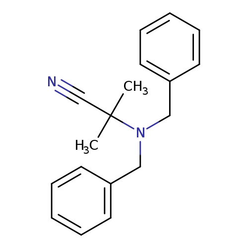 2-(Dibenzylamino)-2-methylpropanenitrile