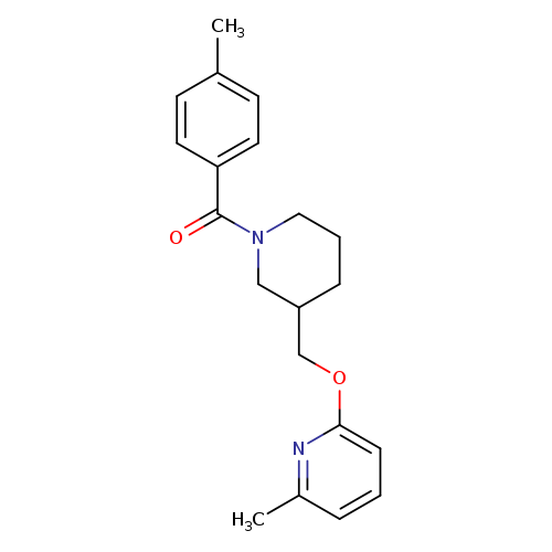 2-methyl-6-{[1-(4-methylbenzoyl)piperidin-3-yl]methoxy}pyridine