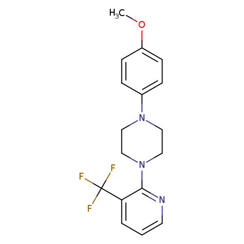 1-(4-methoxyphenyl)-4-[3-(trifluoromethyl)pyridin-2-yl]piperazine