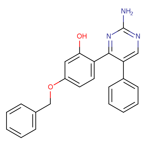 2-(2-amino-5-phenylpyrimidin-4-yl)-5-(benzyloxy)phenol