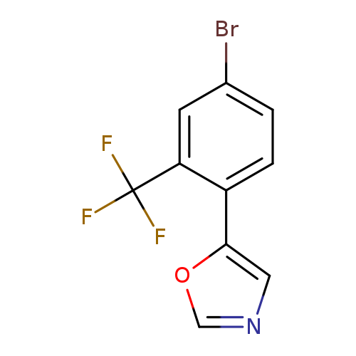 5-(4-bromo-2-(trifluoromethyl)phenyl)oxazole