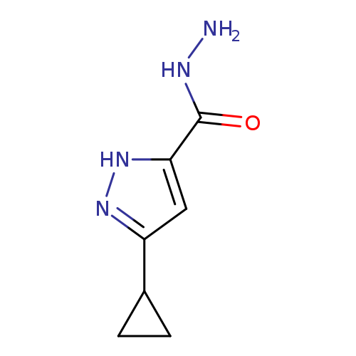 1H-Pyrazole-3-carboxylicacid,5-cyclopropyl-,hydrazide(9CI)