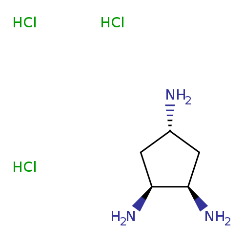 (1R,2S,4R)-cyclopentane-1,2,4-triamine trihydrochloride