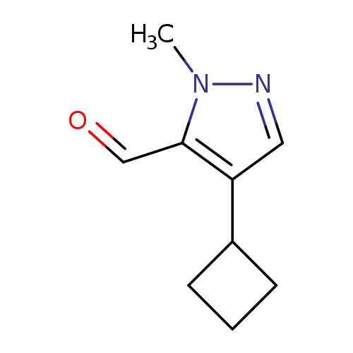 4-cyclobutyl-1-methyl-1H-pyrazole-5-carbaldehyde