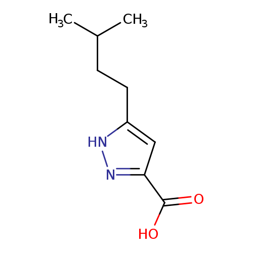 5-(3-Methylbutyl)-1h-pyrazole-3-carboxylic acid