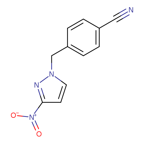 4-[(3-nitro-1H-pyrazol-1-yl)methyl]benzonitrile