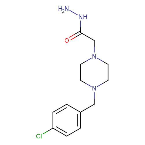 2-{4-[(4-chlorophenyl)methyl]piperazin-1-yl}acetohydrazide