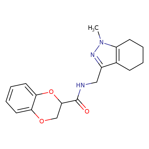 N-[(1-methyl-4,5,6,7-tetrahydro-1H-indazol-3-yl)methyl]-2,3-dihydro-1,4-benzodioxine-2-carboxamide