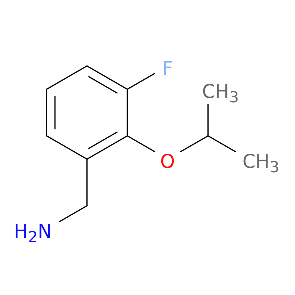 1-[3-Fluoro-2-(propan-2-yloxy)phenyl]methanamine