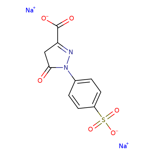 disodium 4,5-dihydro-5-oxo-1-(4-sulphonatophenyl)-1H-pyrazole-3-carboxylate