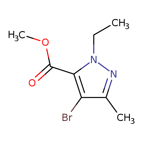 1H-Pyrazole-5-carboxylic acid, 4-bromo-1-ethyl-3-methyl-, methyl ester