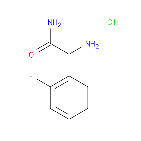 2-amino-2-(2-fluorophenyl)acetamide hydrochloride