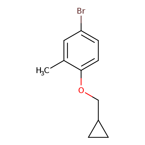4-Bromo-1-(cyclopropylmethoxy)-2-methylbenzene