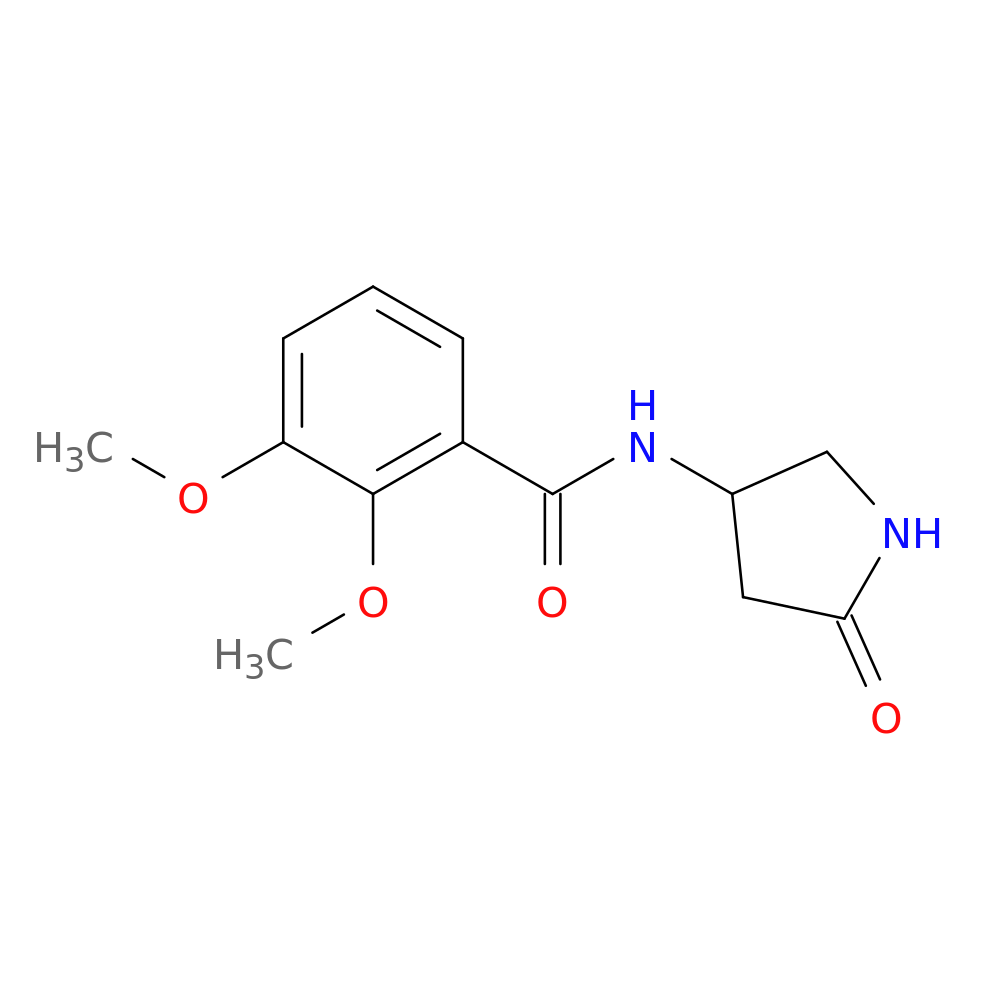 2,3-dimethoxy-N-(5-oxopyrrolidin-3-yl)benzamide