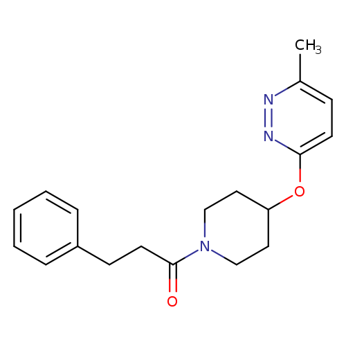 1-{4-[(6-methylpyridazin-3-yl)oxy]piperidin-1-yl}-3-phenylpropan-1-one
