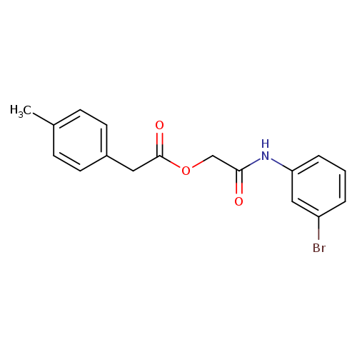 [(3-bromophenyl)carbamoyl]methyl 2-(4-methylphenyl)acetate