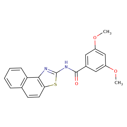 3,5-dimethoxy-N-{naphtho[1,2-d][1,3]thiazol-2-yl}benzamide
