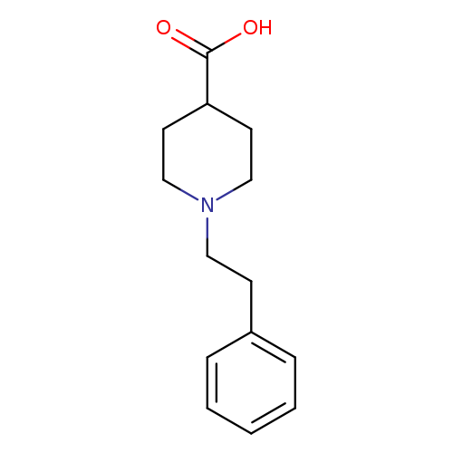1-(2-phenylethyl)piperidine-4-carboxylic acid