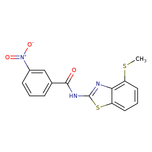 N-[4-(methylsulfanyl)-1,3-benzothiazol-2-yl]-3-nitrobenzamide
