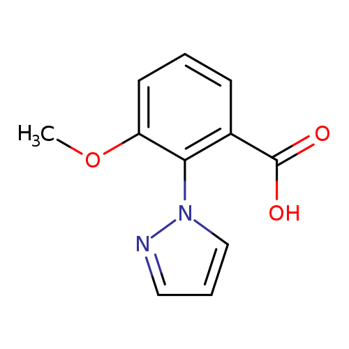3-methoxy-2-(1H-pyrazol-1-yl)benzoic acid