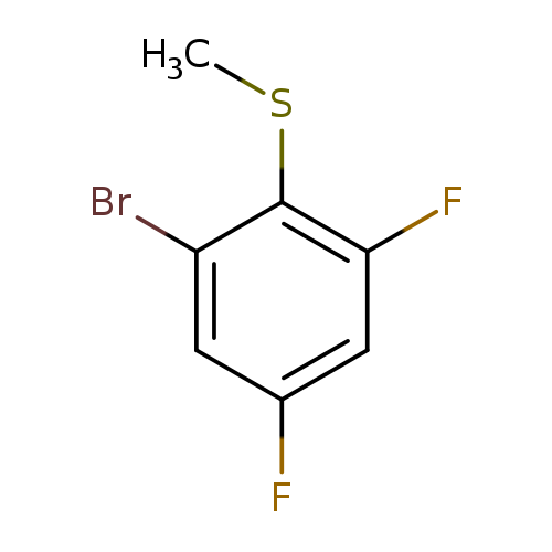 Benzene, 1-bromo-3,5-difluoro-2-(methylthio)-