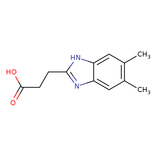 3-(5,6-Dimethyl-1H-benzo[d]imidazol-2-yl)propanoic acid