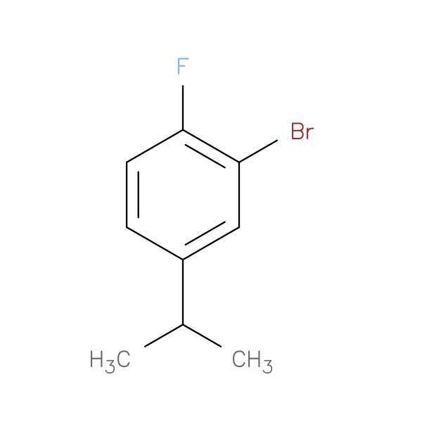 2-Bromo-1-fluoro-4-(propan-2-yl)benzene
