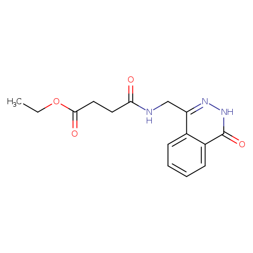 ethyl 3-{[(4-oxo-3,4-dihydrophthalazin-1-yl)methyl]carbamoyl}propanoate