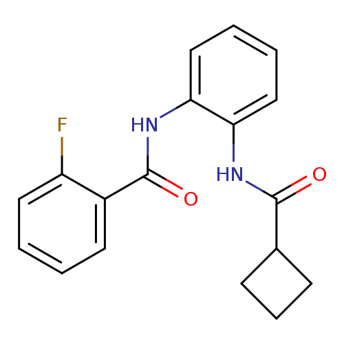 N-(2-cyclobutaneamidophenyl)-2-fluorobenzamide