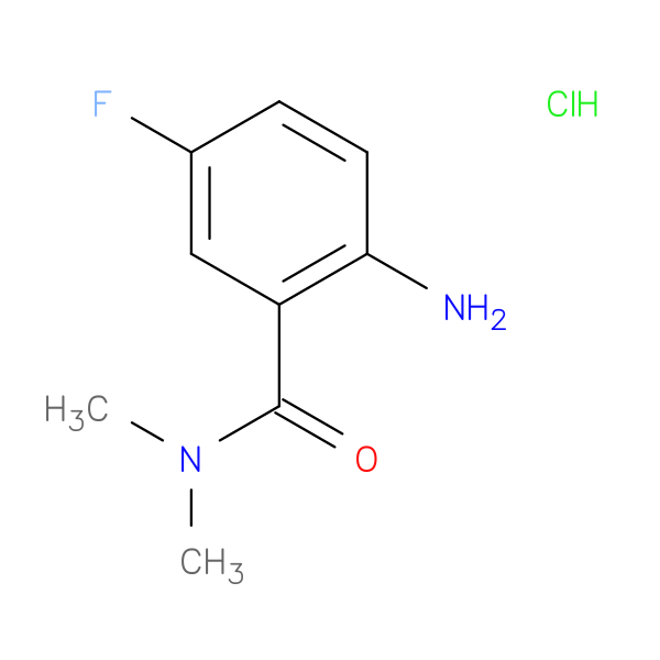 2-Amino-5-fluoro-N,N-dimethylbenzamide hydrochloride