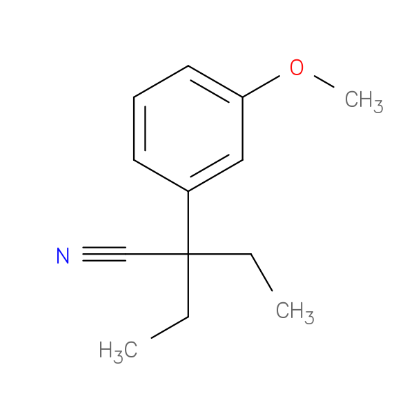 2-ethyl-2-(3-methoxyphenyl)butanenitrile