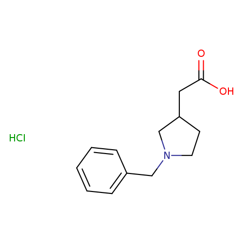 2-(1-Benzylpyrrolidin-3-yl)acetic acid hydrochloride