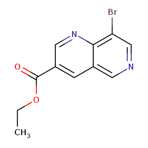 ethyl 8-bromo-1,6-naphthyridine-3-carboxylate