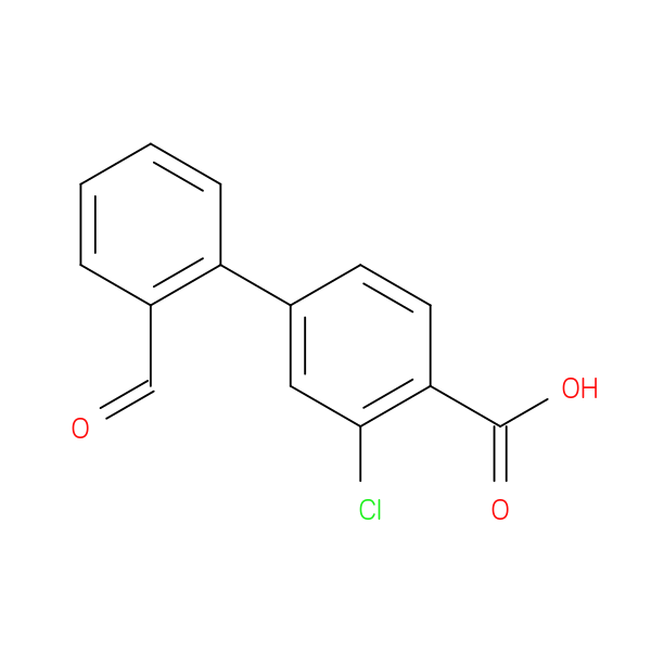 2-Chloro-4-(2-formylphenyl)benzoic acid