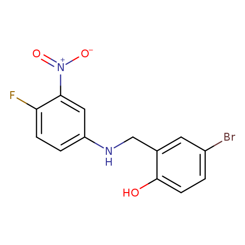 4-bromo-2-{[(4-fluoro-3-nitrophenyl)amino]methyl}phenol