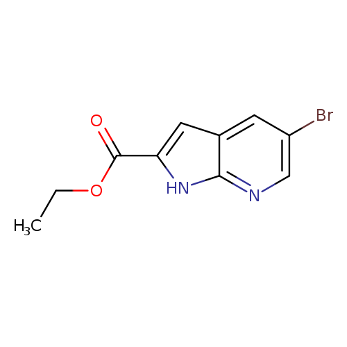 1H-Pyrrolo[2,3-b]pyridine-2-carboxylic acid, 5-bromo-, ethyl ester
