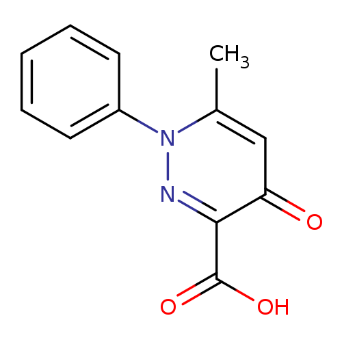 6-Methyl-4-oxo-1-phenyl-1,4-dihydropyridazine-3-carboxylic acid