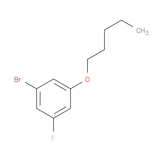 1-Bromo-3-fluoro-5-(pentyloxy)benzene