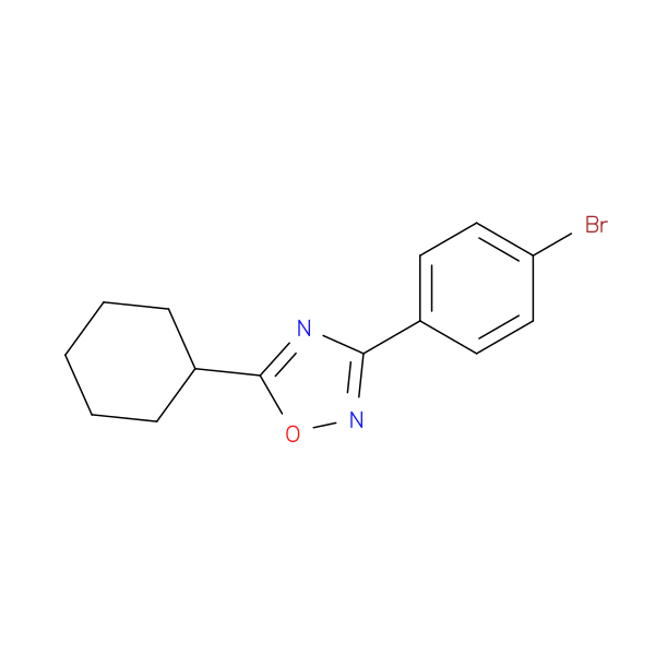 3-(4-Bromophenyl)-5-cyclohexyl-1,2,4-oxadiazole
