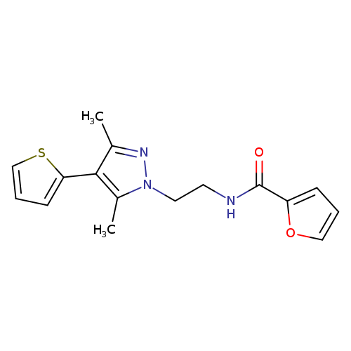 N-{2-[3,5-dimethyl-4-(thiophen-2-yl)-1H-pyrazol-1-yl]ethyl}furan-2-carboxamide