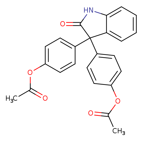 oxyphenisatine di(acetate)