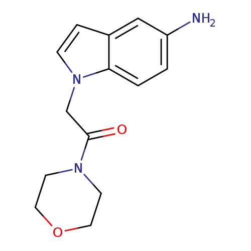 2-(5-Amino-1H-indol-1-yl)-1-(morpholin-4-yl)ethan-1-one