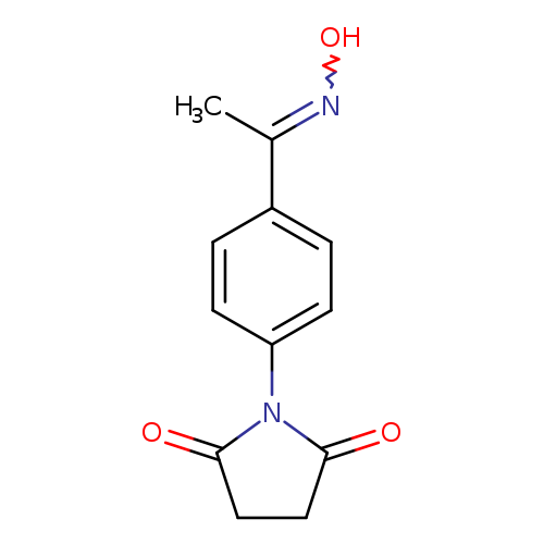 1-{4-[1-(hydroxyimino)ethyl]phenyl}pyrrolidine-2,5-dione