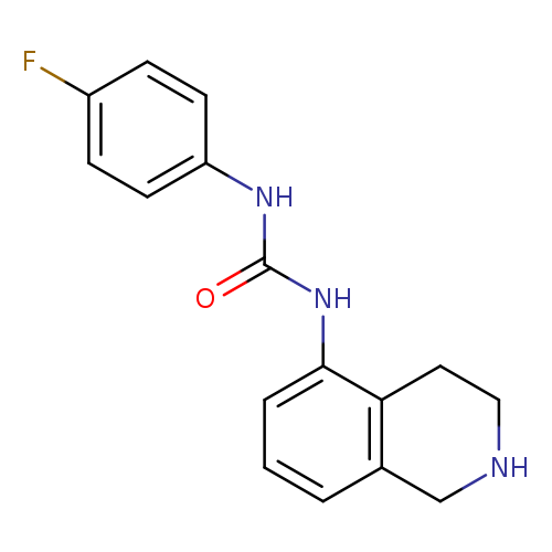3-(4-fluorophenyl)-1-(1,2,3,4-tetrahydroisoquinolin-5-yl)urea
