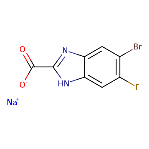 sodium5-bromo-6-fluoro-1H-1,3-benzodiazole-2-carboxylate