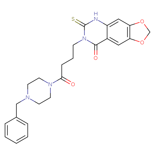 7-[4-(4-benzylpiperazin-1-yl)-4-oxobutyl]-6-sulfanylidene-2H,5H,6H,7H,8H-[1,3]dioxolo[4,5-g]quinazolin-8-one