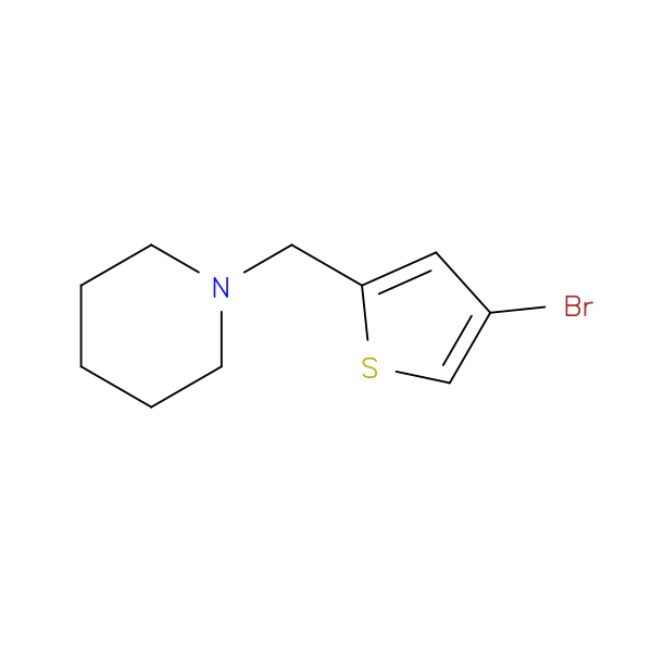 1-((4-Bromothiophen-2-yl)methyl)piperidine