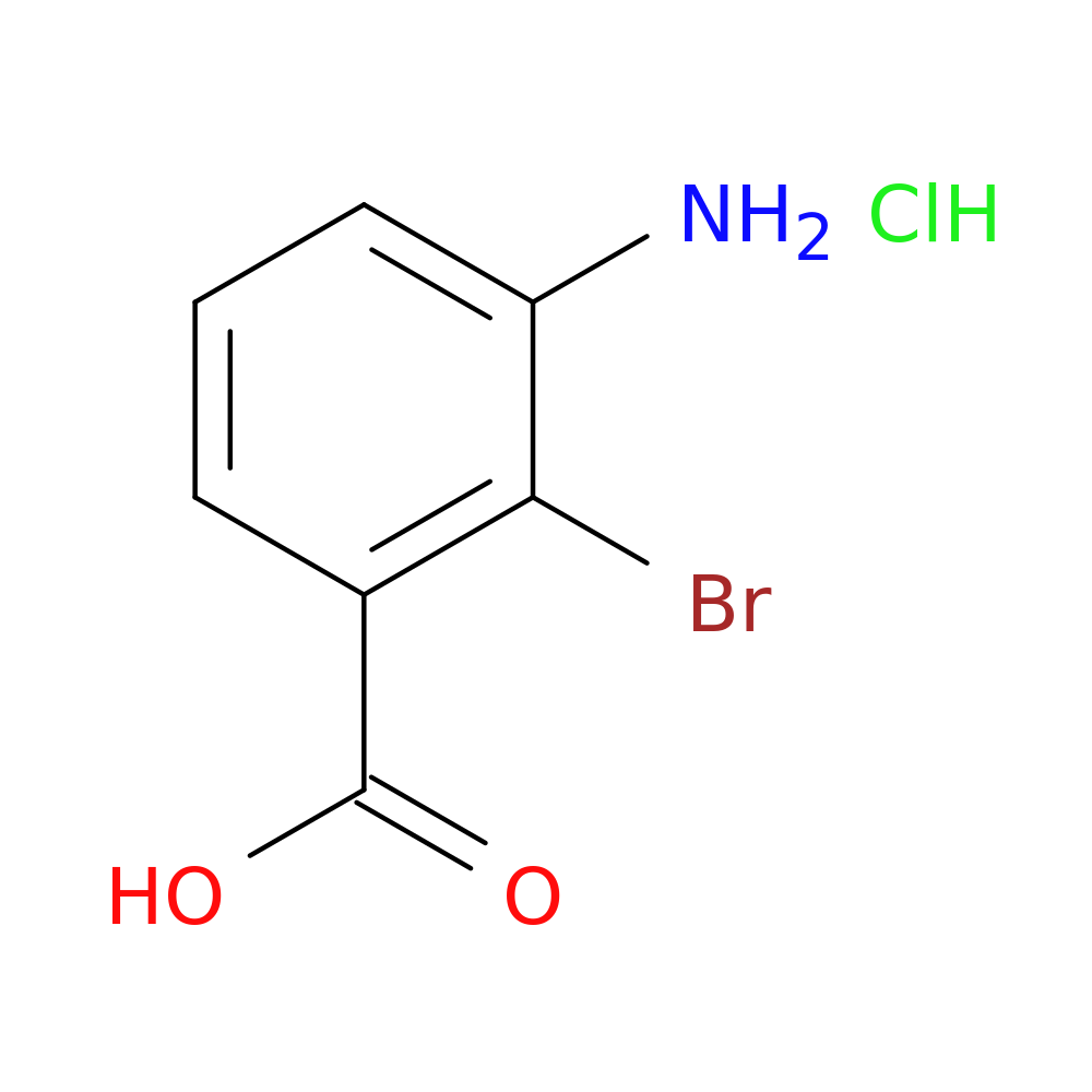 3-amino-2-bromobenzoic acid hydrochloride