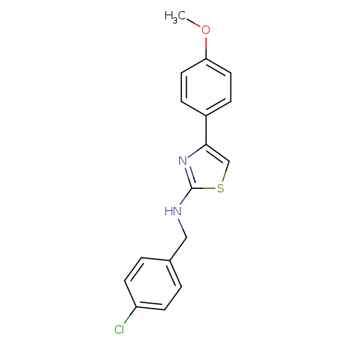 N-[(4-chlorophenyl)methyl]-4-(4-methoxyphenyl)-1,3-thiazol-2-amine